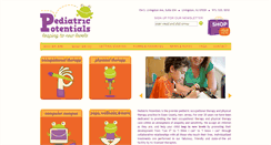 Desktop Screenshot of pediatricpotentialsnj.com